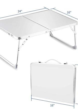 Раскладной прикроватный столик для ноутбука и пикника №20697 фото