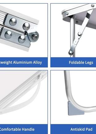 Раскладной прикроватный столик для ноутбука и пикника №20694 фото