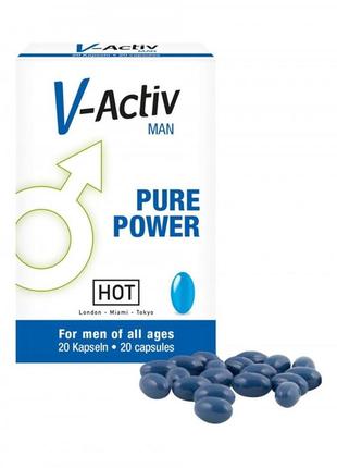 Капсулы hot v-activ for men для потенции 20 капсул австрия