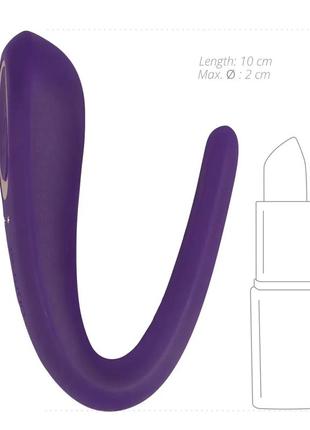 Вібратор для двох стимуляція точки g і статевого члена satisfyer double classic