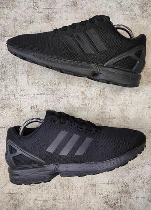 Кросівки adidas zx flux оригінал адідас чорні флюкси