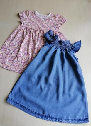 Платье next, benetton р.92, 2 года.