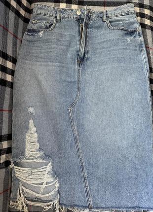Юбка джинсова2 фото