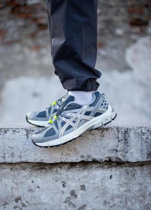 Чоловічі кросівки asics gel-kahana 8 gray white5 фото