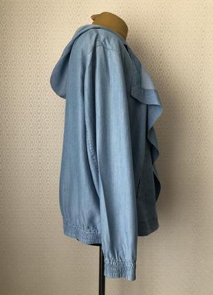 Нова (без етикетки) літня тонка куртка під джинс, 100% ліоцел від samoon (gerry weber), розмір 465 фото
