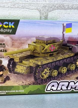 Конструктор i block армія військова техніка танк 150 деталей pl-921-426