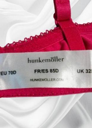 Яркий малиновый бюстгальтер на тонком поролоне hunkemöller5 фото