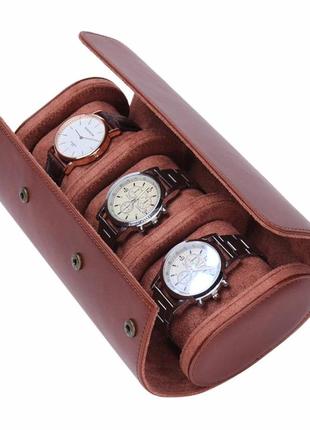 Коробка для хранения часов коричневая yisuya №1332