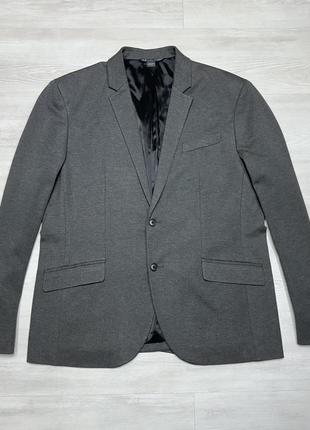 Premium armani exchange брендовый мужской кэжуал серый пиджак блейзер оригинал2 фото