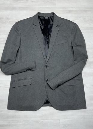 Premium armani exchange брендовий чоловічий кежуал сірий піджак блейзер оригінал