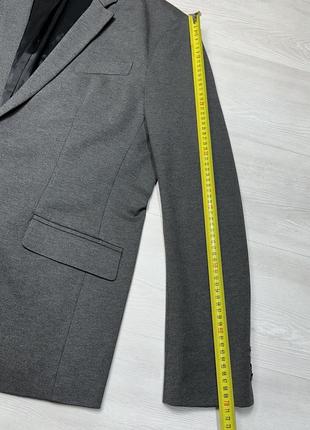 Premium armani exchange брендовый мужской кэжуал серый пиджак блейзер оригинал9 фото