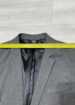 Premium armani exchange брендовый мужской кэжуал серый пиджак блейзер оригинал5 фото