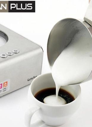Б/у beanplus latte art електричний молочний піноутворювач із неіржавкої сталі 220 в3 фото