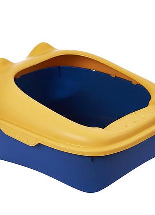 Туалет для кошек с лопаткой taotaopets 268802 лоток для котов 40*30*20 cm yellow dm-11