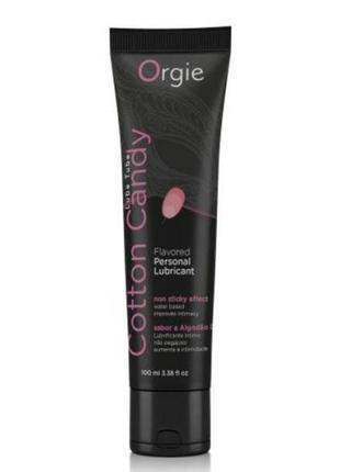 Лубрикант для орального секса orgie "lube tube" - сахарная вата 100 мл