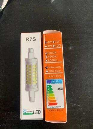 Светодиодные led лампы r7s,набор из 2шт1 фото