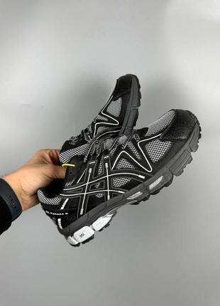 Мужские кроссовки черные с серымasics gel-kahana 8 black-silver5 фото