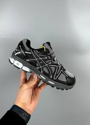 Чоловічі кросівки чорні з сірим asics gel-kahana 8 black-silver