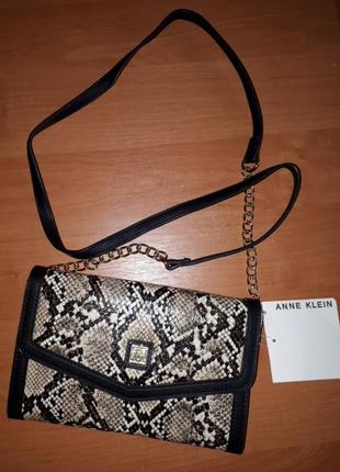 Клатч гаманець на магнітній кнопці anne klein оригінал