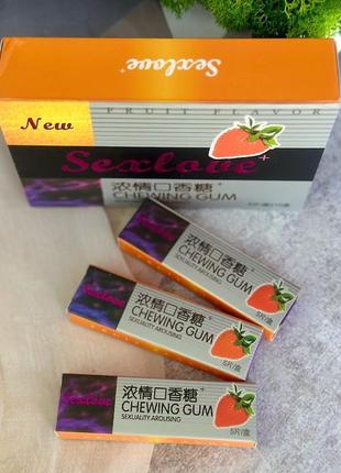 Возбуждающая жвачка для женщин sexlove chewing gum 50 шт. оригинал