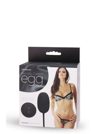 Виброяйцо remote control egg black