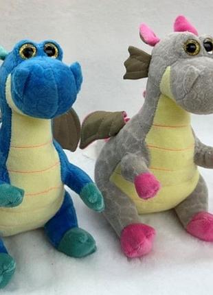 М'яка іграшка арт. k15305, дракон 23 см, 2 кольорі