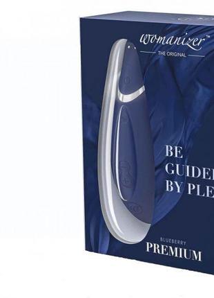 Безконтактний кліторальний стимулятор womanizer premium, blueberry