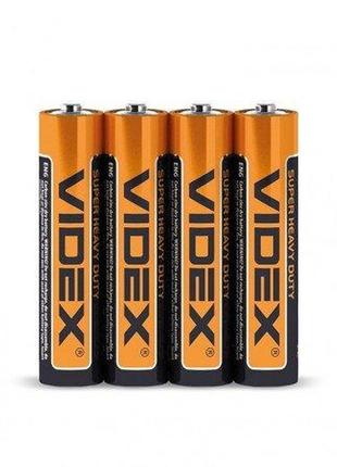 Батарейка сольова videx super heavy duty r03p aaa (4 шт.)
