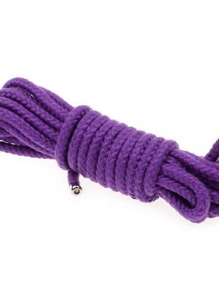 Мотузка для бондажу bondage rope 3m, purple