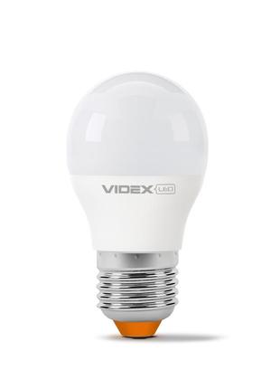 Led лампа videx g45e 7w e27 3000k