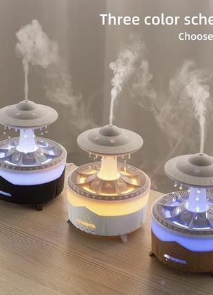 Ультразвуковой увлажнитель воздуха нло с аромадиффузором и ночником с дистанционным управлением