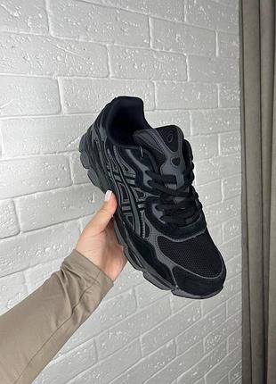 Чоловічі кросівки asics gel black grey