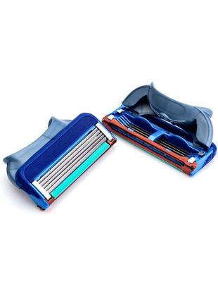 Насадка 6 лез gillette fusion 5 на бритву