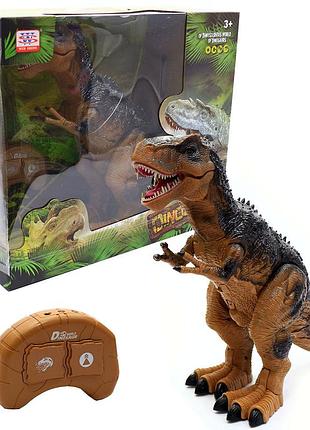 Динозавр на р/у ws5332, ходить ,звук, світло, пар