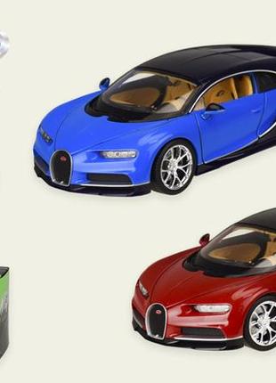 Машина металева 24077w "welly" 1:24 bugatti chiron