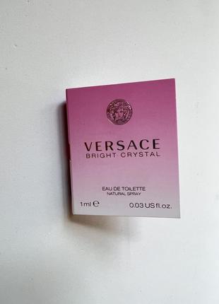 Versace bright crystal edt пробник1 фото