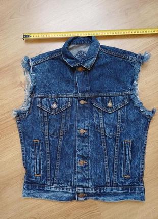 Желетка джинсова синя унісекс  levi's 57516-1109 size m made in u.s.a