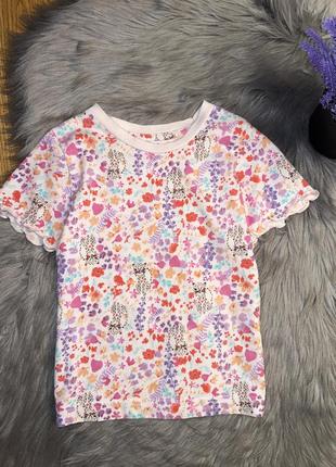 Прикольный качественный хлопковый набор комплект футболок для девочки 3/4р matalan2 фото