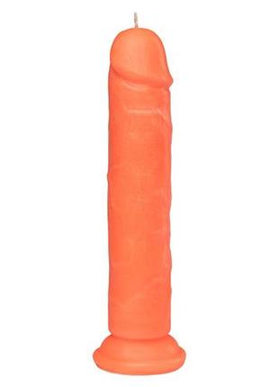 Свічка love flame - dildo roma orange fluor, cps03-orange