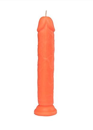 Свеча love flame - dildo roma orange fluor, cps03-orange2 фото