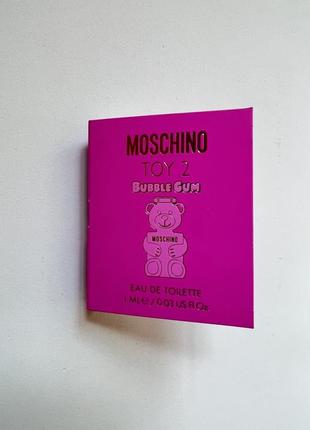 Moschino toy 2 bubble gum edt пробник1 фото