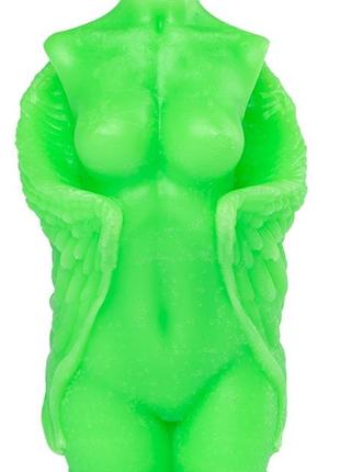 Свічка love flame - angel woman green fluor, cps08-green