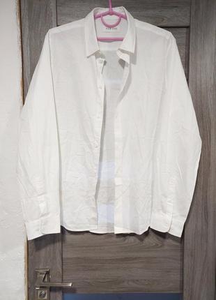 Белая базовая сорочка1 фото