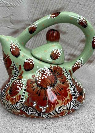 Чайник керамический львовская керамика 1 л lk037-21 фото
