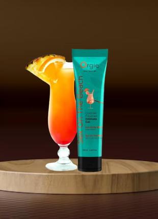 Съедобный лубрикант коктейль orgie lube tube cocktail sex on the beach 100ml