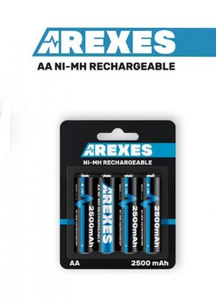 Акумулятор аа arexes (2500mah) 1.2v (ni-mh) пальчик