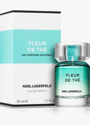 Оригинальный, karl lagerfeld feur de thé парфюмированная вода для женщин, 50мл1 фото