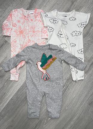 Набір ромперів cotton on, 0-3 міс