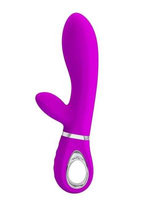 Вібратор із м'якою головкою та кліторальною стимуляцією pretty love «thomas»