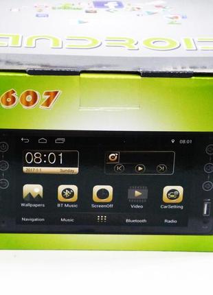2din автомагнітола pi-607 android універсальна магнітола can bus